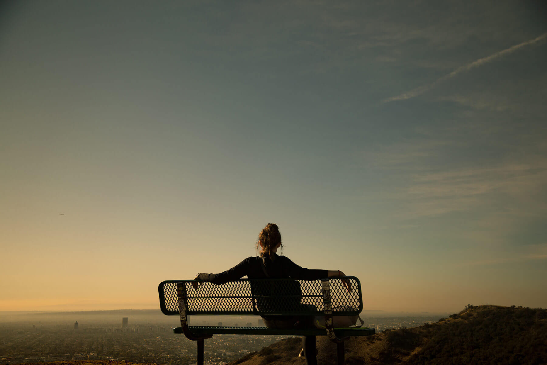 Woman on a Mount Top.