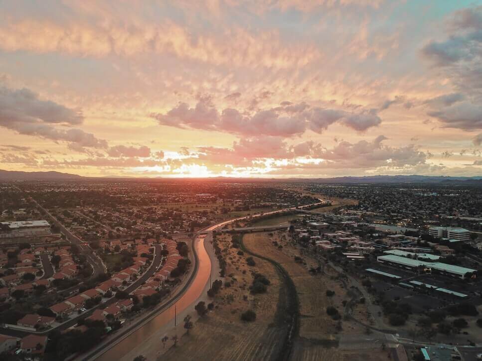 Sunset in Glendale   