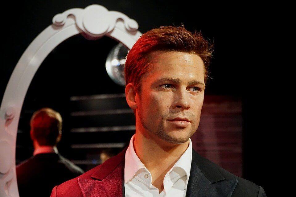 Brad Pitt wax figure