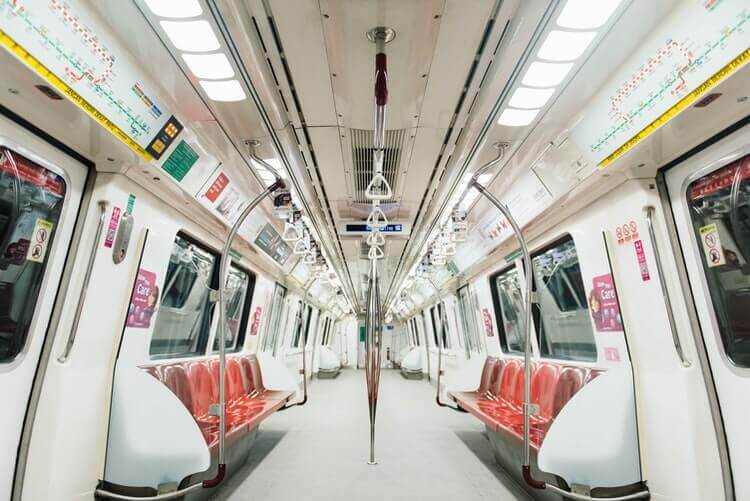  Photo of a metro