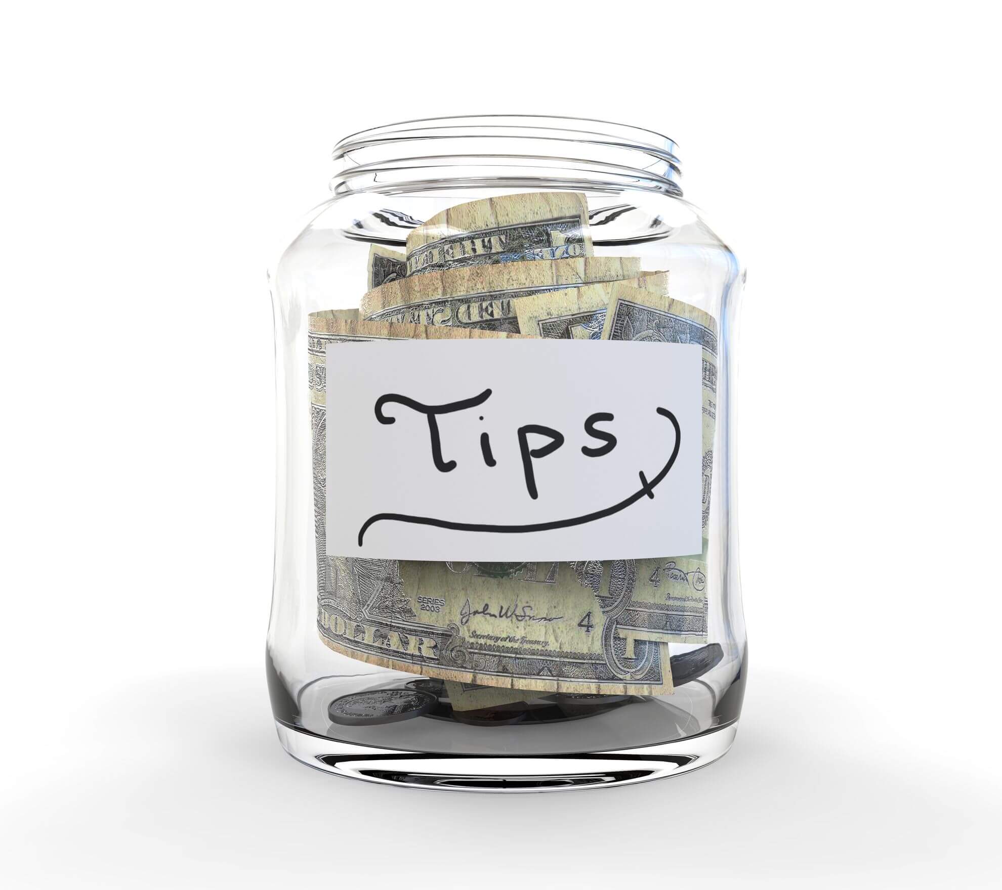 Tipping jar