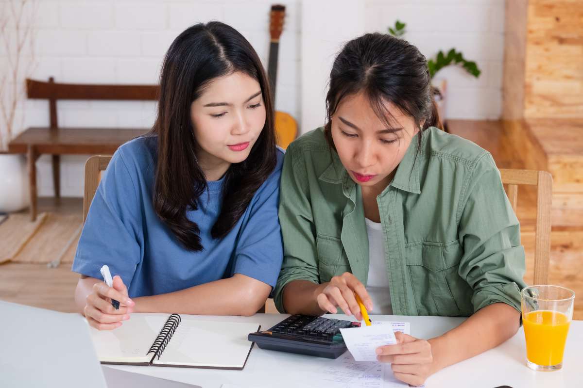 Two women deciding which moving companies in Los Angeles to hire