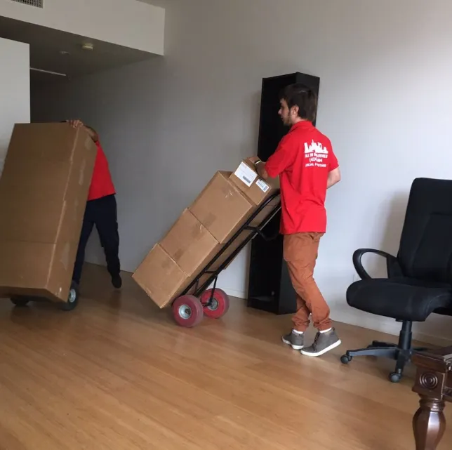 Movers loading a truck
