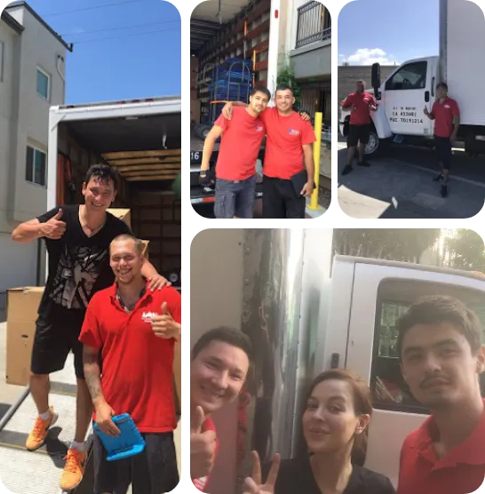 Collage of all in movers