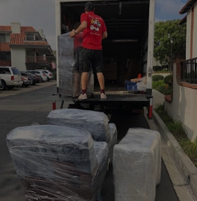 Movers loading a truck